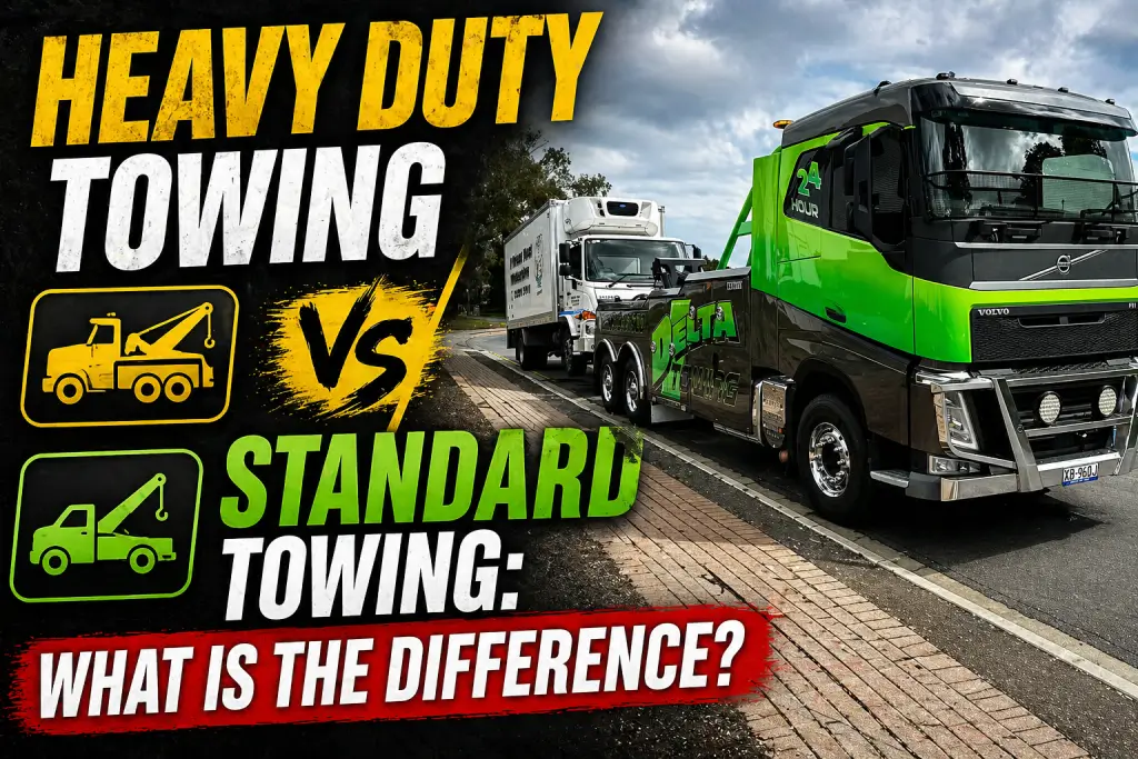 Heavy Duty Towing vs Standard Towing