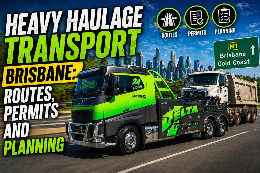 Heavy Haulage Transport Brisbane: Routes, Permits and Planning
