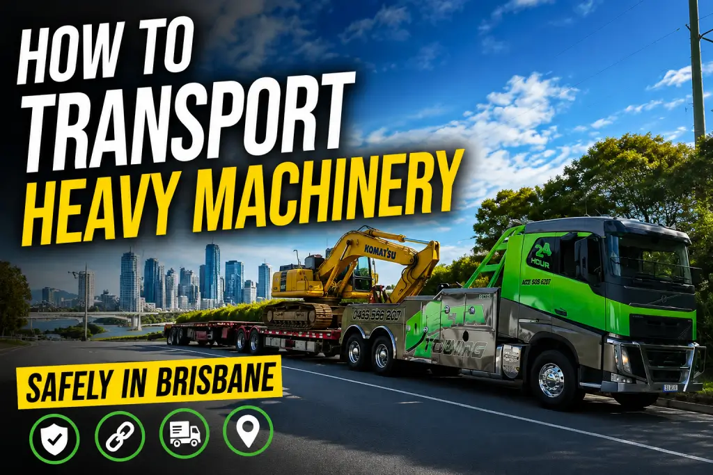 How to Transport Heavy Machinery Safely in Brisbane