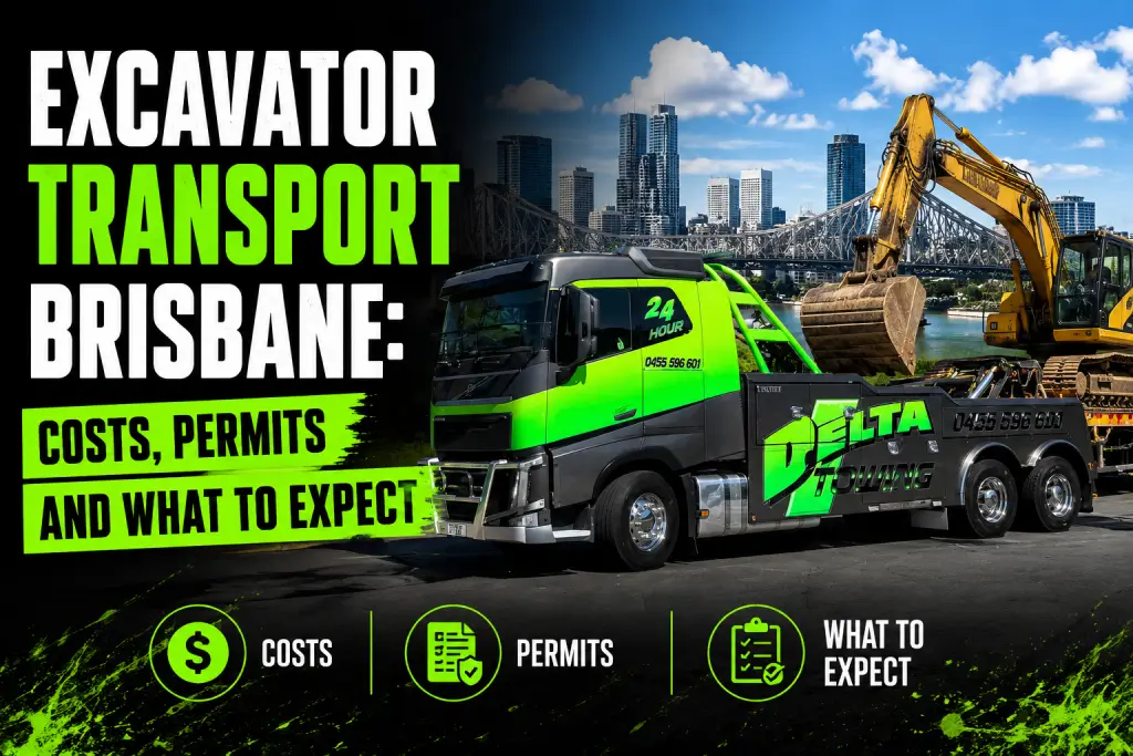 Excavator Transport Brisbane: Costs, Permits and What to Expect