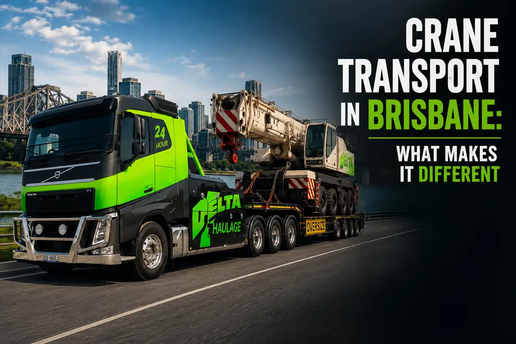 Crane Transport in Brisbane: What Makes It Different
